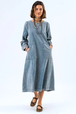 LucasLL Midi Dress LS